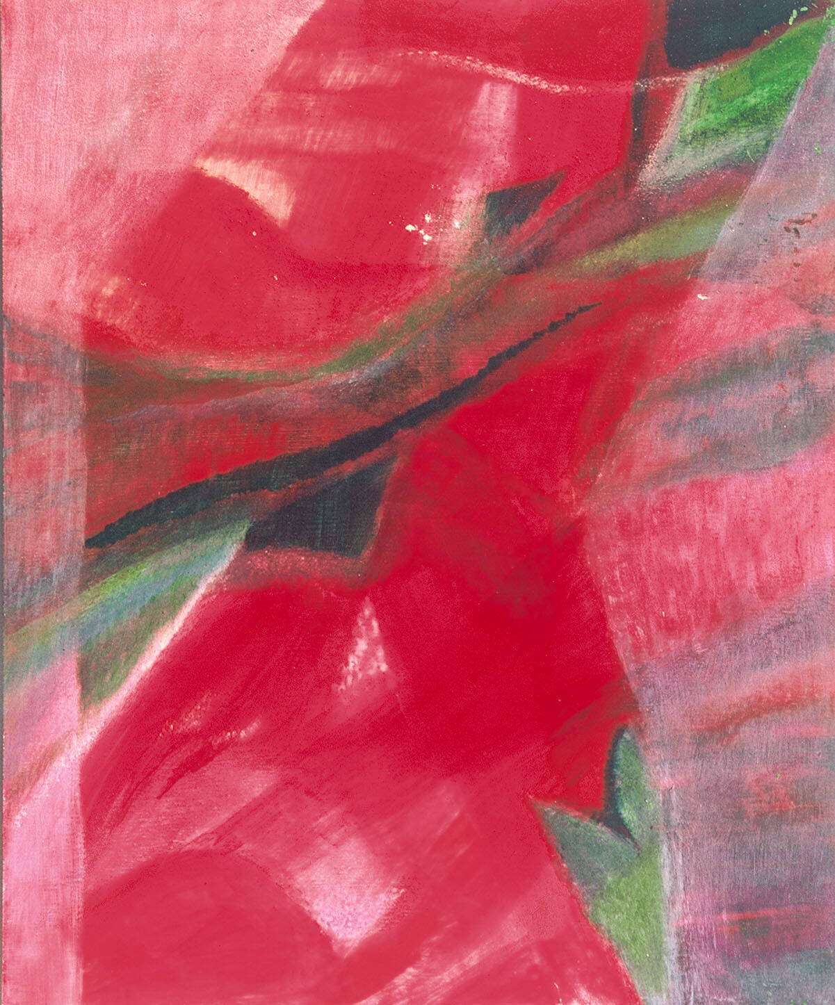 Ohne Titel, 1983, 33 X 40 cm, flüssige Wasserfarbe