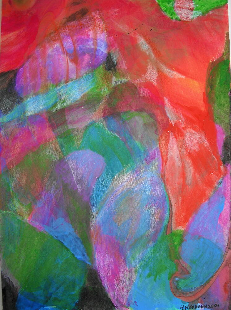 Ohne Titel. 2001, 26 X 36 cm, Mischtechnik